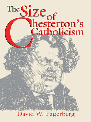 cover image of The Size of Chesterton's Catholicism
